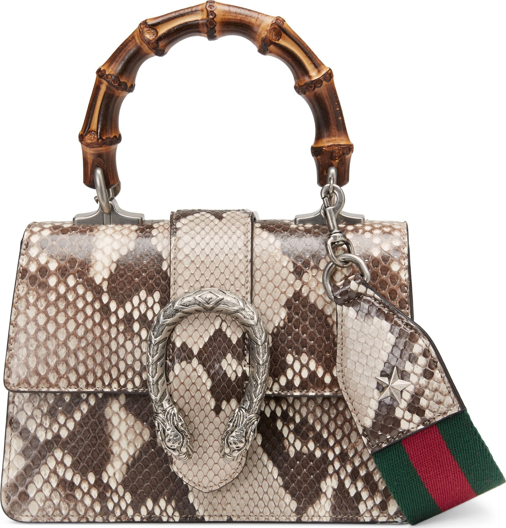 Gucci Mini Dionysus Genuine Python Top Handle Satchel