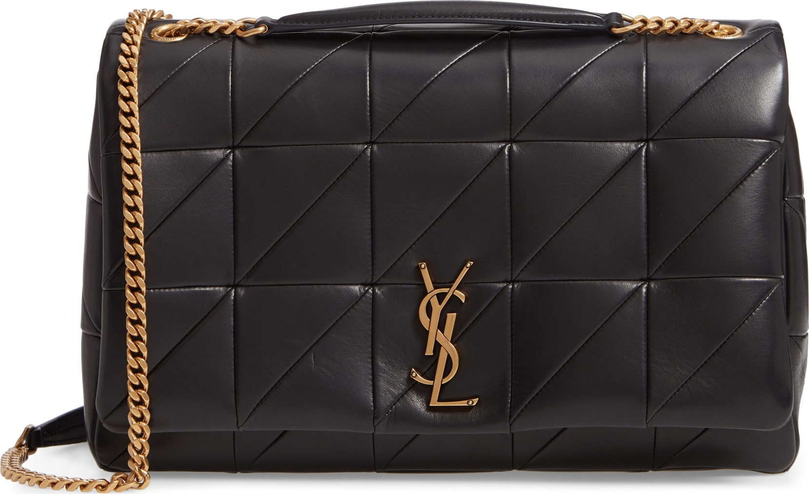 Saint Laurent Saint Lauren Large Jamie Patchwork Leather Shoulder Bag