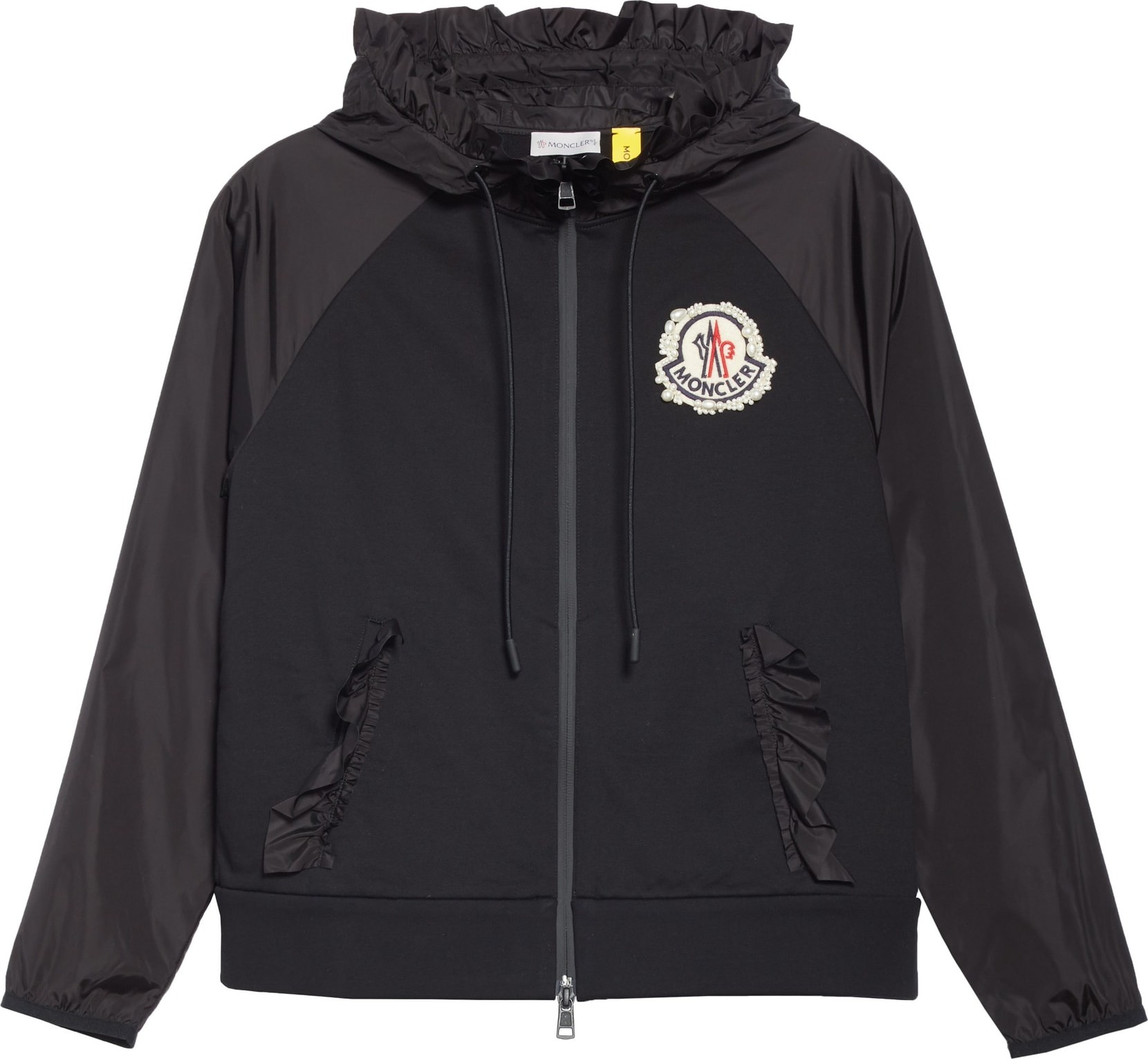 Moncler Genius Moncler Genius 4 by Simone Rocha Imitation Pearl Embellished Sweatshirt