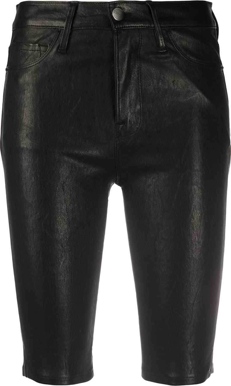 FRAME DENIM - Matte fitted shorts