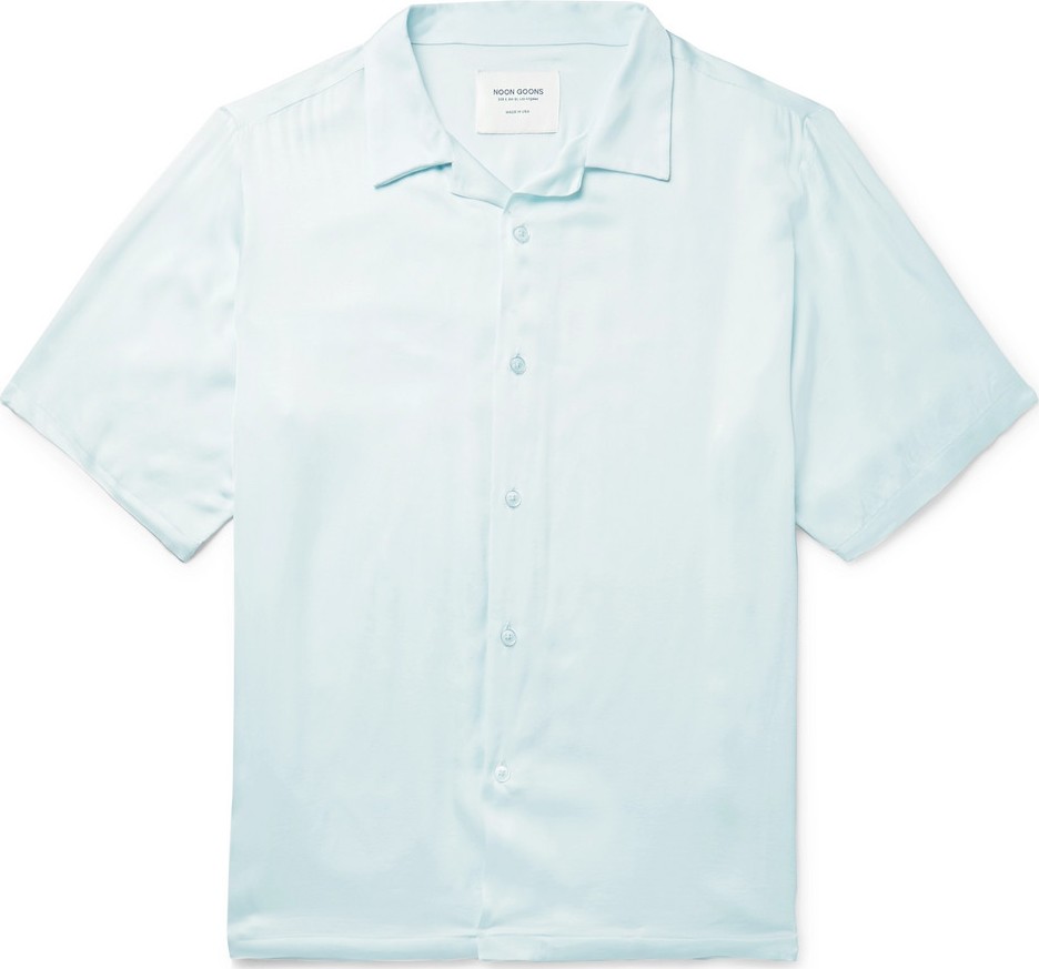 Noon Goons Pharcyde Camp-Collar Cotton Shirt