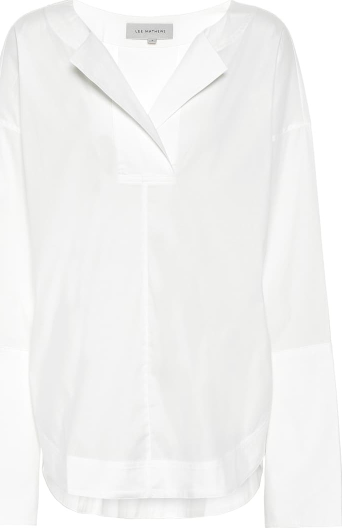 Lee Mathews Elsie cotton-blend blouse