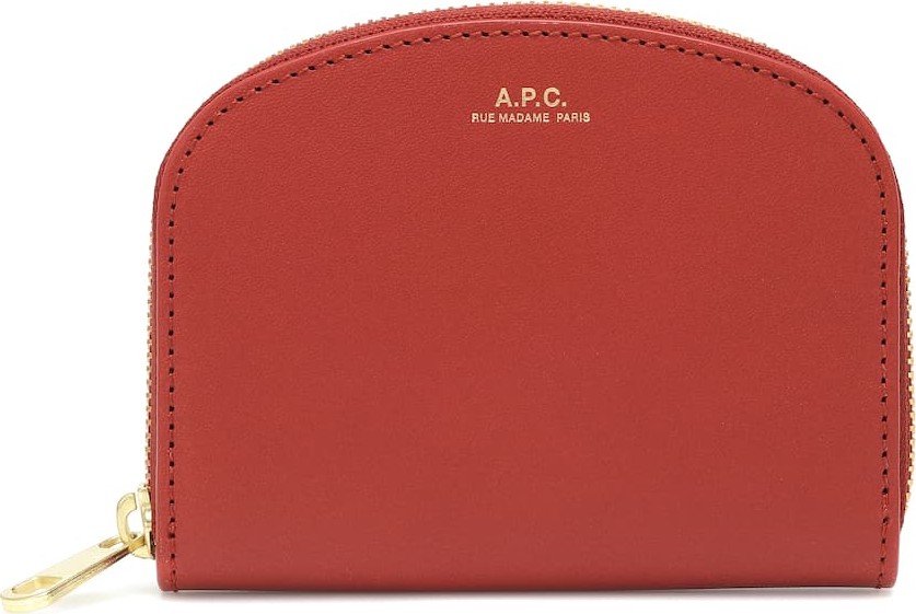 A.P.C. Demi-Lune leather wallet