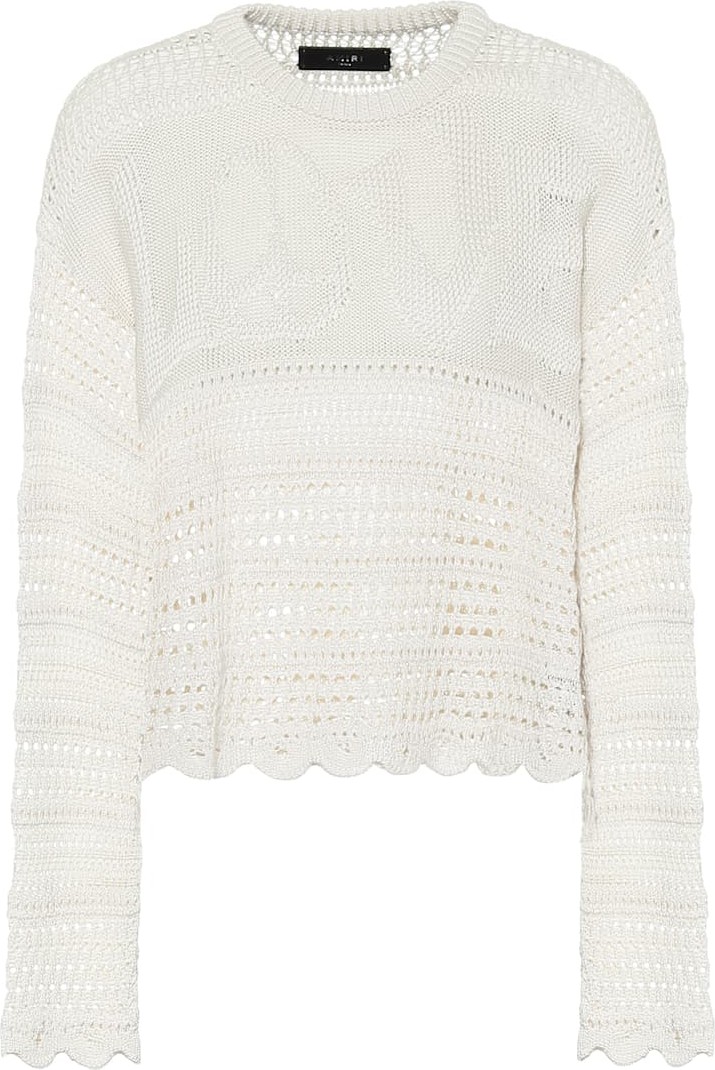 Amiri Love silk-blend sweater