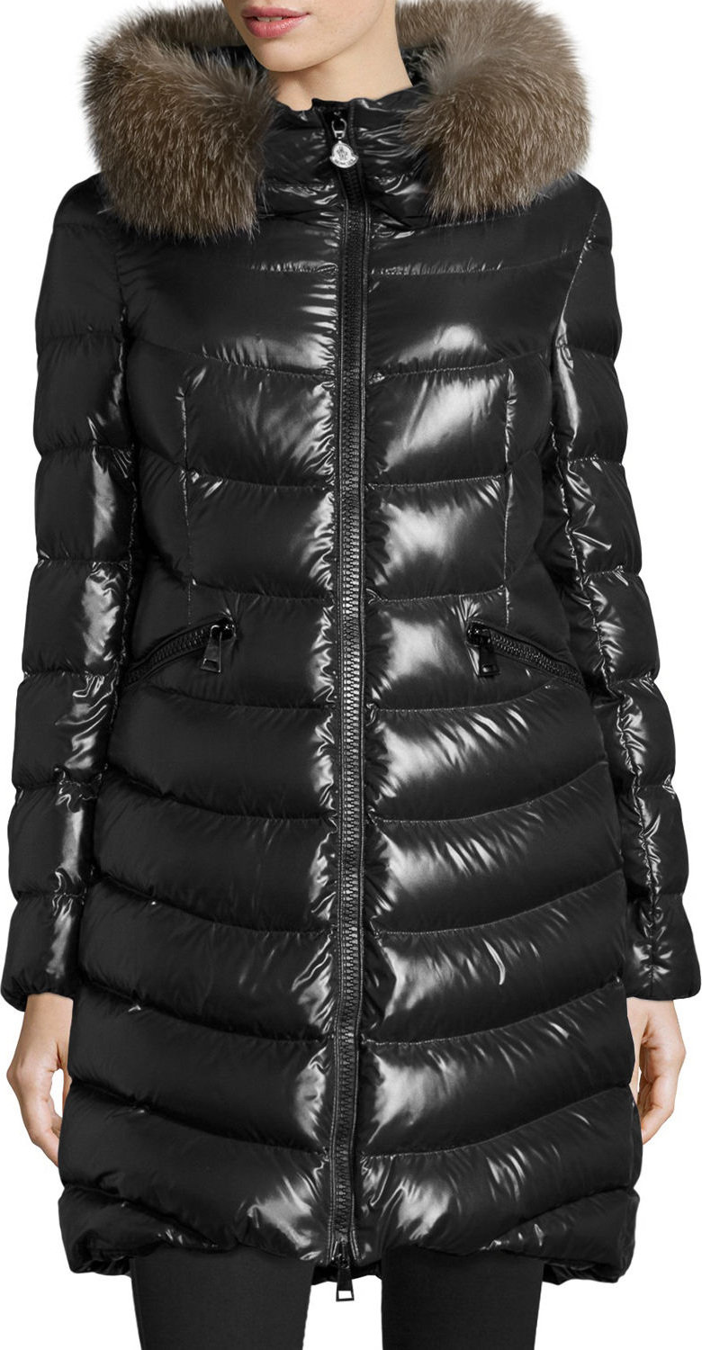 Moncler Albizia Hooded Puffer Jacket