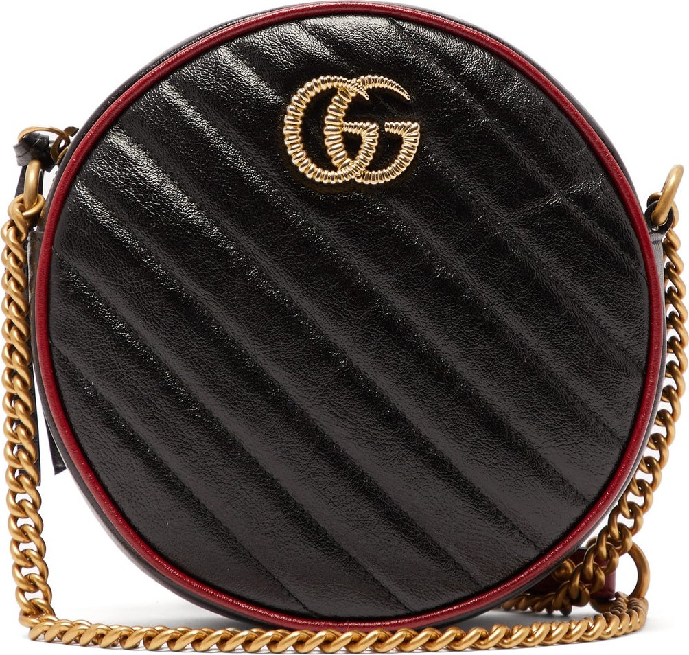 Gucci GG Marmont quilted-leather cross-body bag