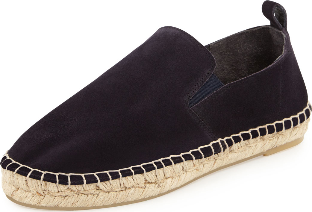 Vince Robin Suede Flat Espadrille, Coastal