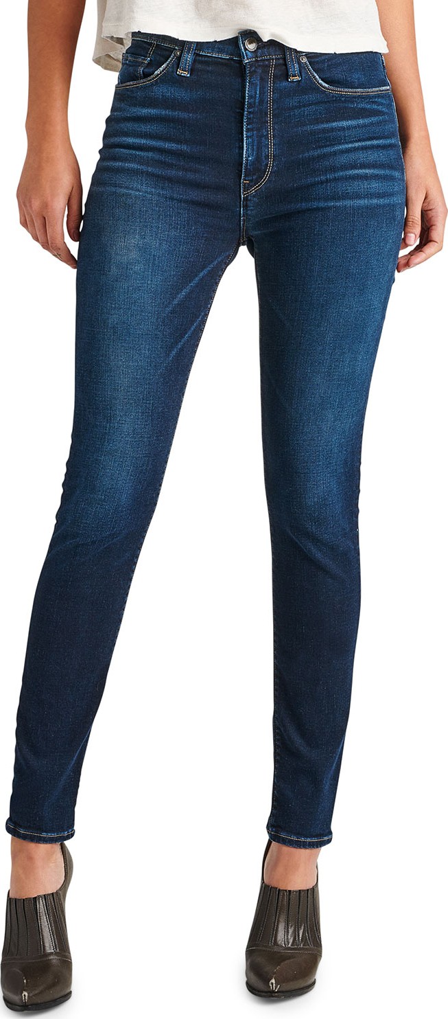 Hudson Barbara High-Waist Super Skinny Ankle Jeans