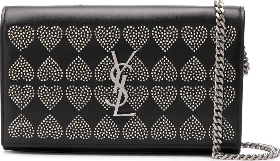 Saint Laurent monogram chain wallet