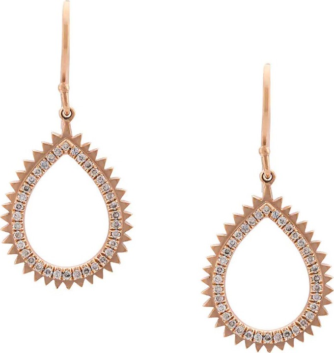 Eva Fehren Open Auto earrings 18k rose gold
