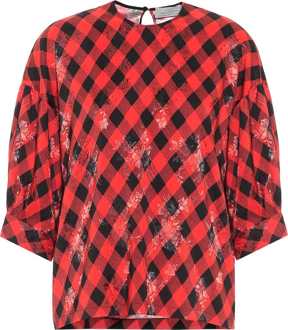 Preen Catrine gingham top