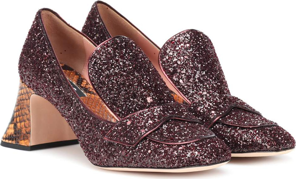 ROCHAS Glitter pumps