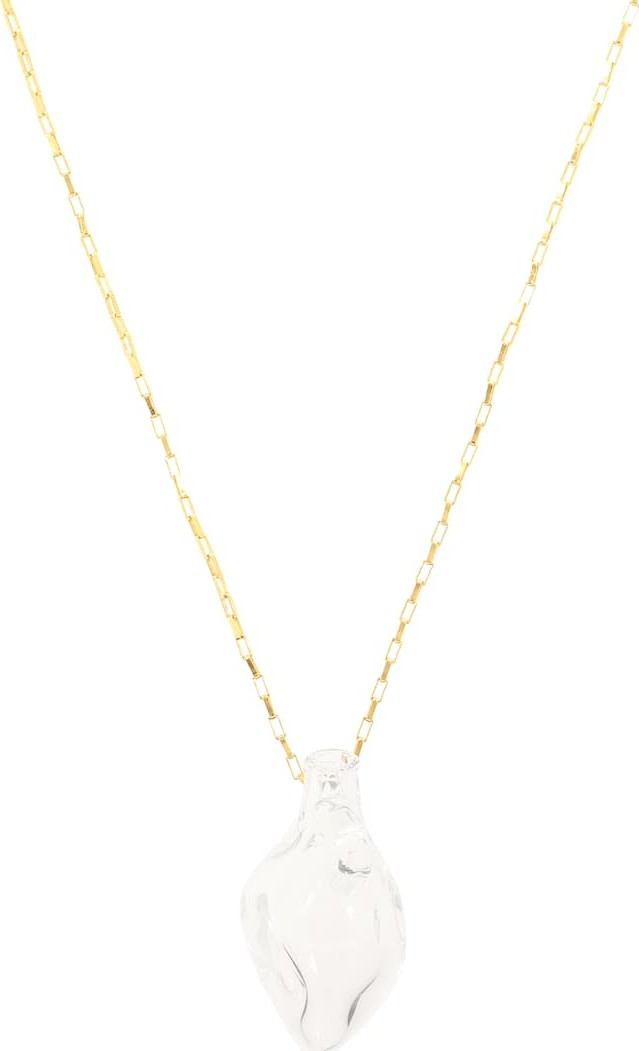 Alighieri Vessel With Tear 24-kt gold-plated necklace