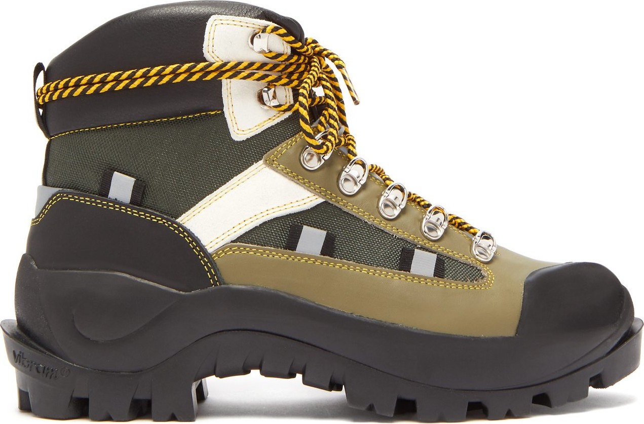 Ganni Bruna lace-up leather boots