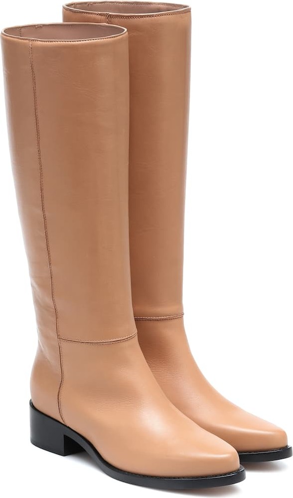 Legres Knee-high leather riding boots