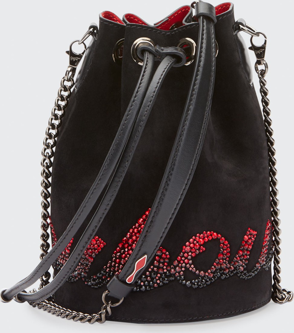Christian Louboutin Marie Jane Suede Bucket Bag