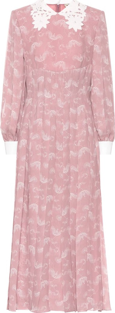 Fendi Printed silk dress