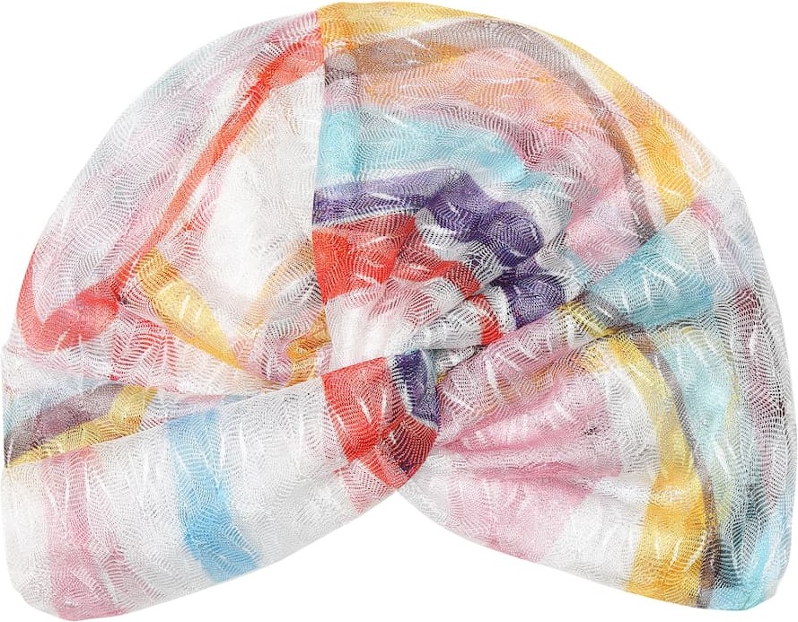 Missoni Chevron-knit turban