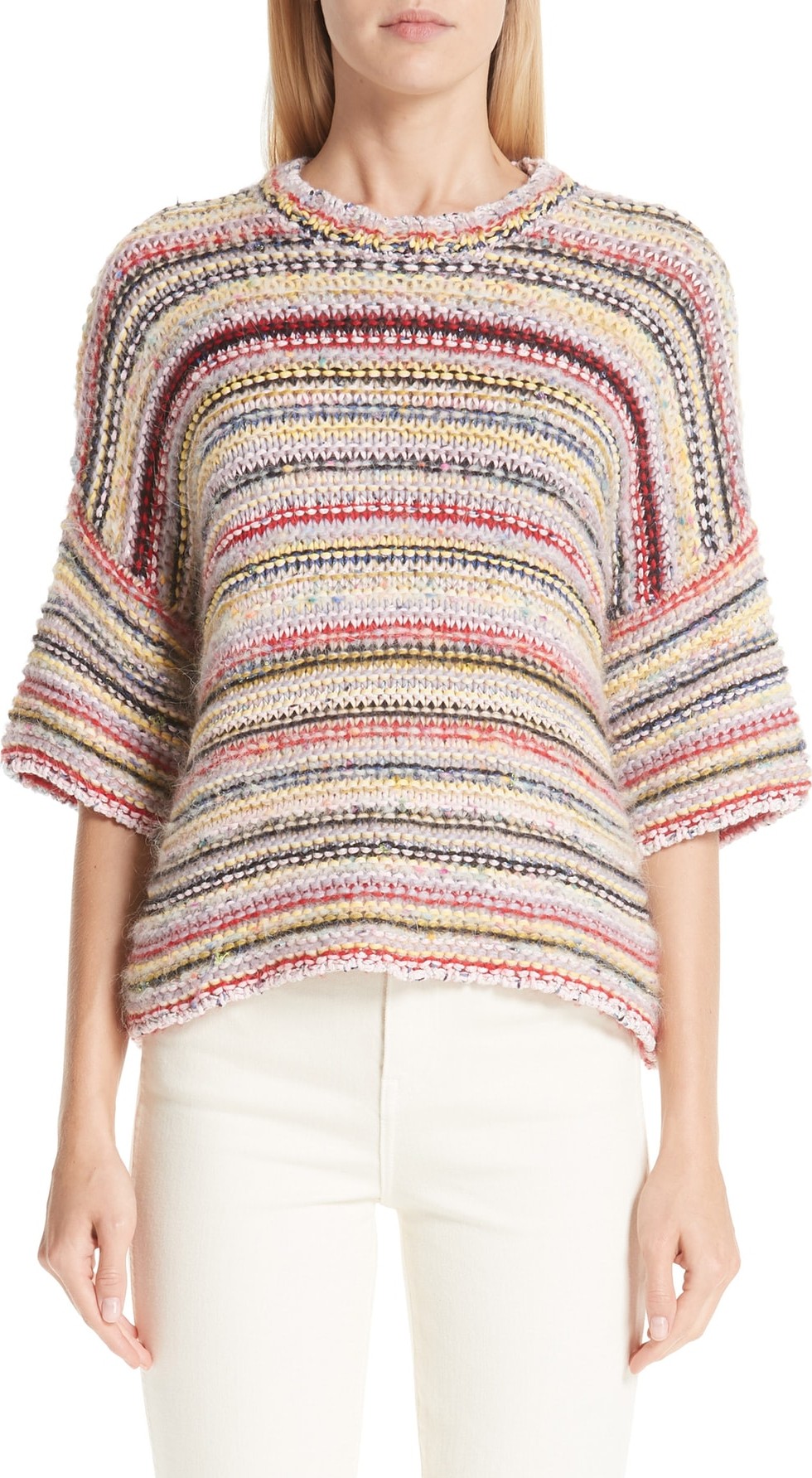 Ganni Brookhaven Mixed Knit Sweater