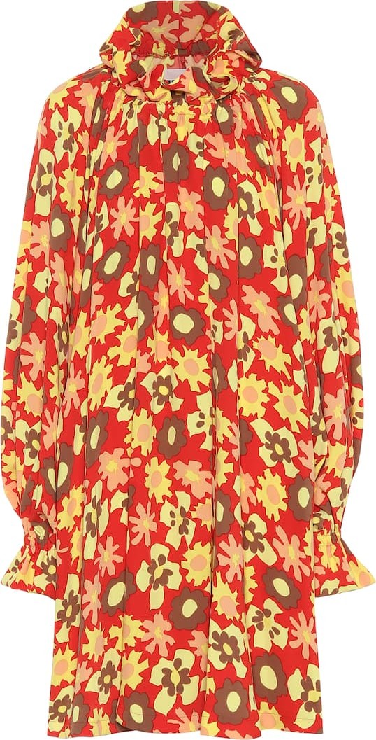 MM6 Maison Margiela Floral-printed jersey dress