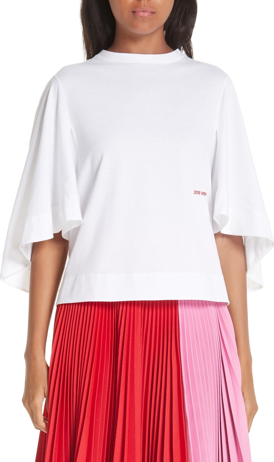 Calvin Klein 205W39NYC Logo Bell Sleeve Tee