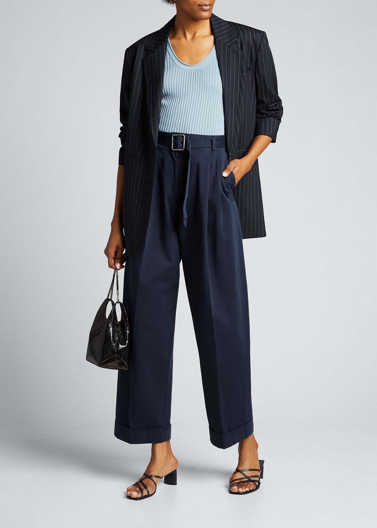 Veronica Beard Dany Scoop-Neck Pullover