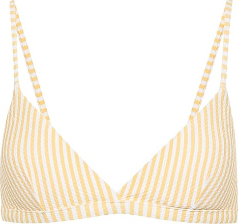 Asceno Striped bikini top