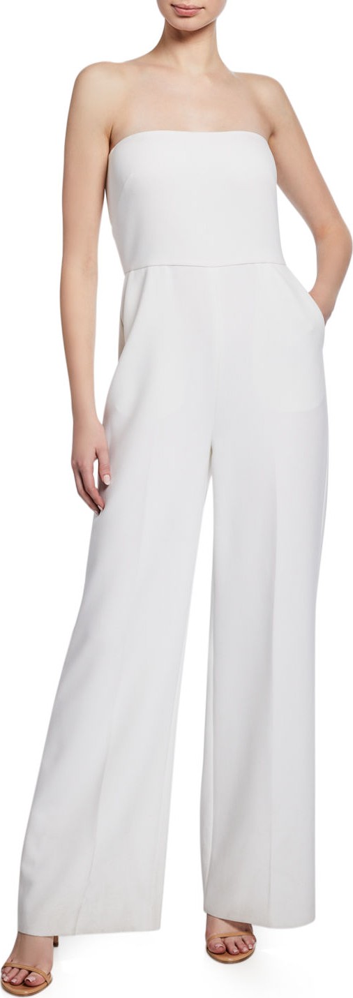 KOBI HALPERIN Julie Strapless Wide-Leg Jumpsuit KOBI HALPERIN Julie Strapless Wide-Leg Jumpsuit
