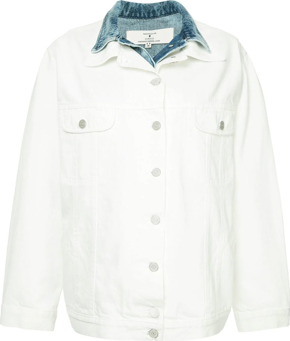 Natasha Zinko double collar denim jacket