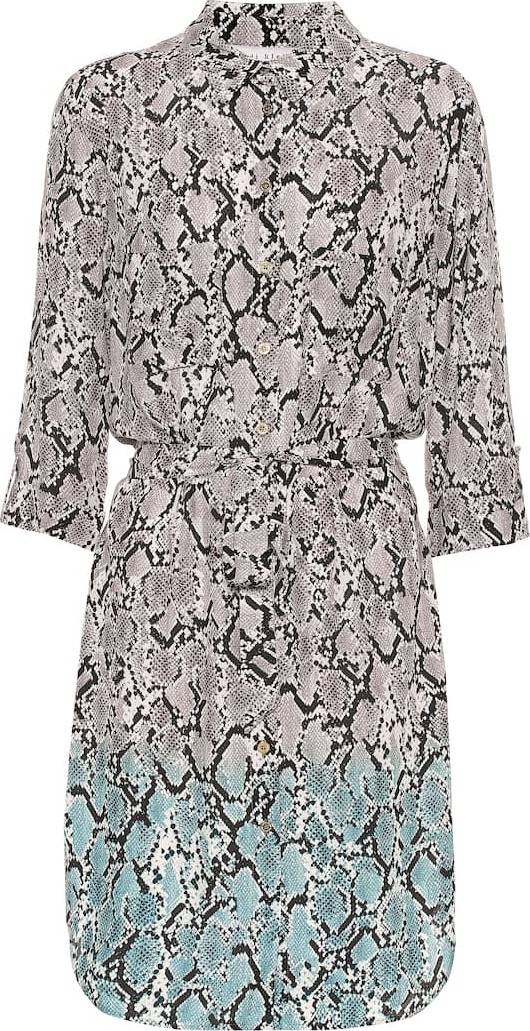 HEIDI KLEIN Mombasa snake-effect shirt dress