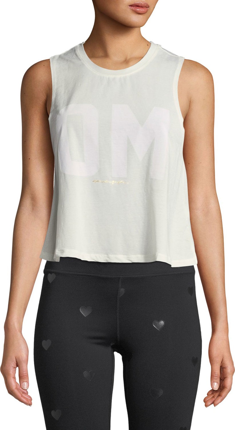 Spiritual Gangster Om Cropped Activewear Tank