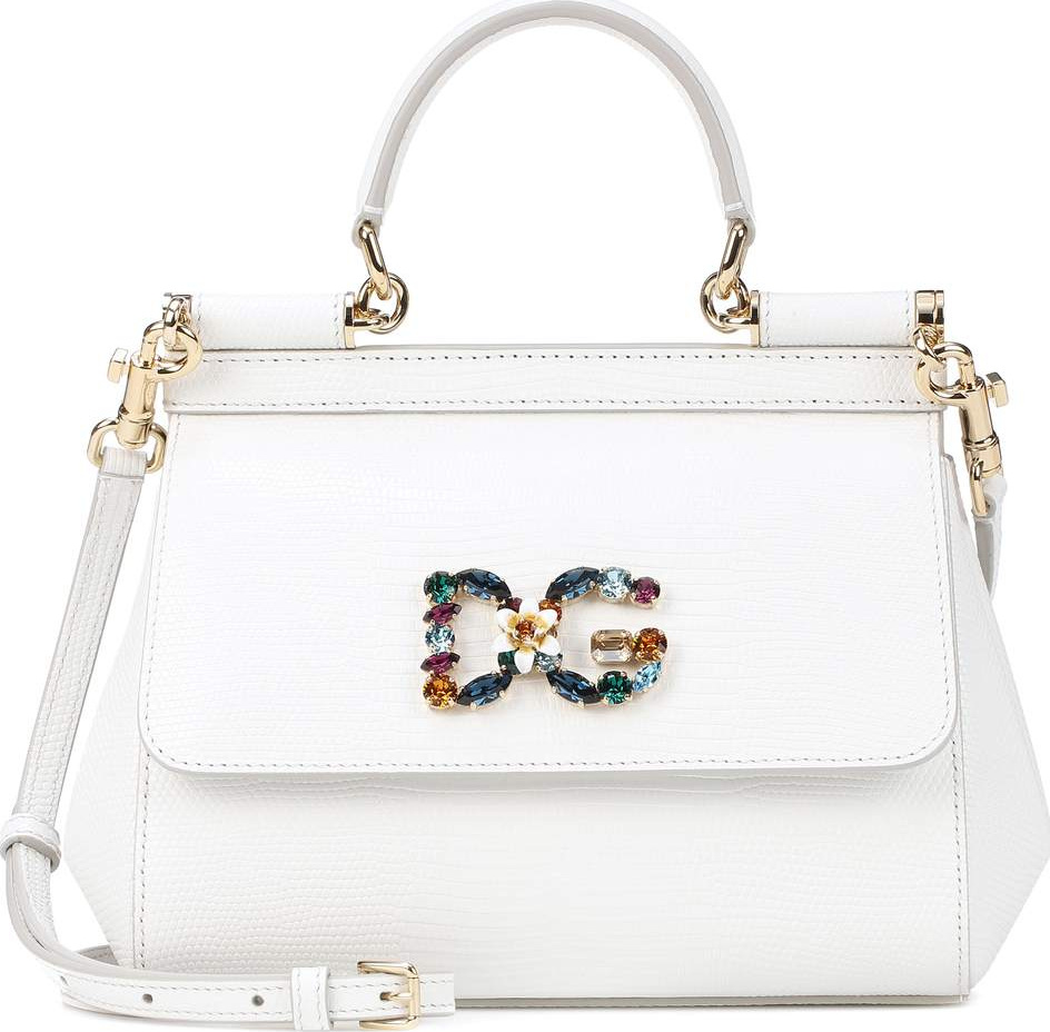 Dolce & Gabbana Sicily Small leather shoulder bag