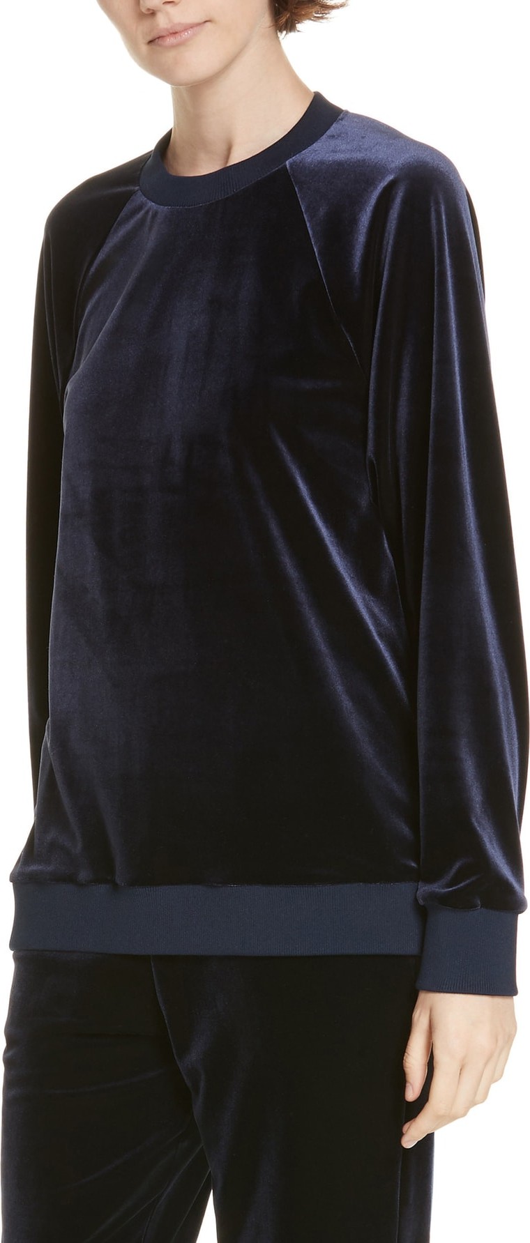 Tibi Easy Velvet Sweatshirt