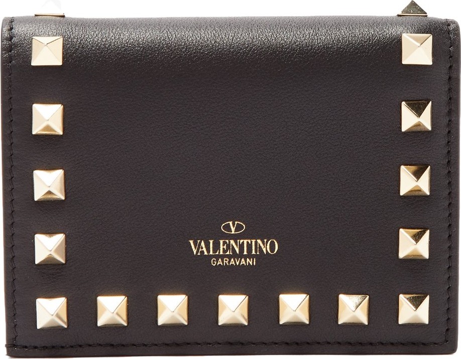 Valentino Rockstud leather wallet