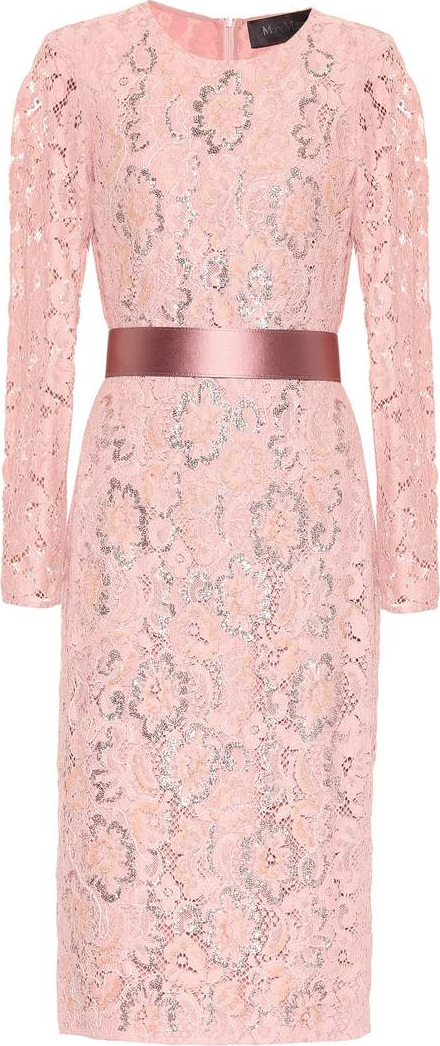Max Mara Gala floral lace dress
