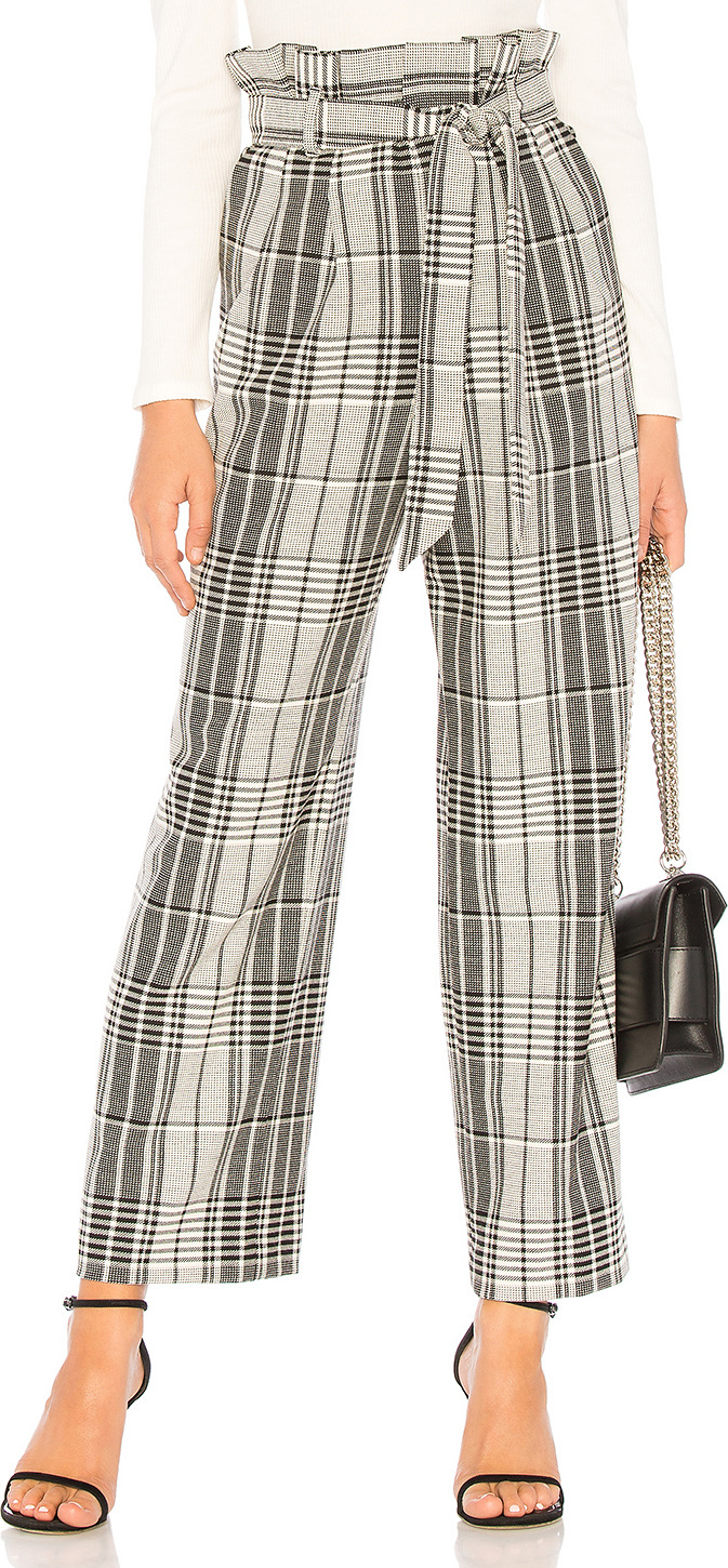 Alice + Olivia Farrel Paper Bag Pleated Pant