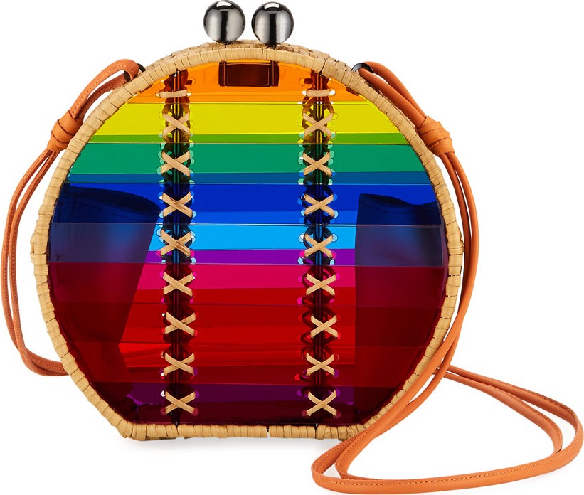 Wai Wai Jabuticaba Rainbow Acrylic Crossbody Bag