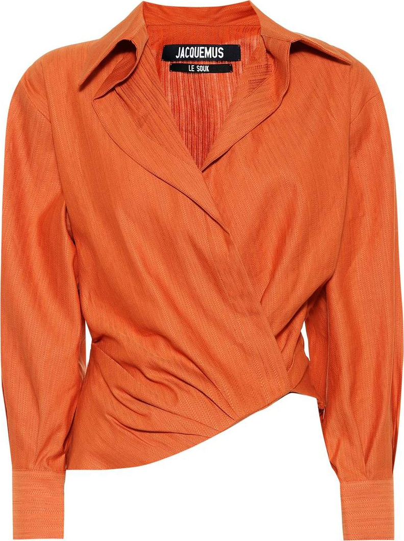 Jacquemus Sabah asymmetric shirt