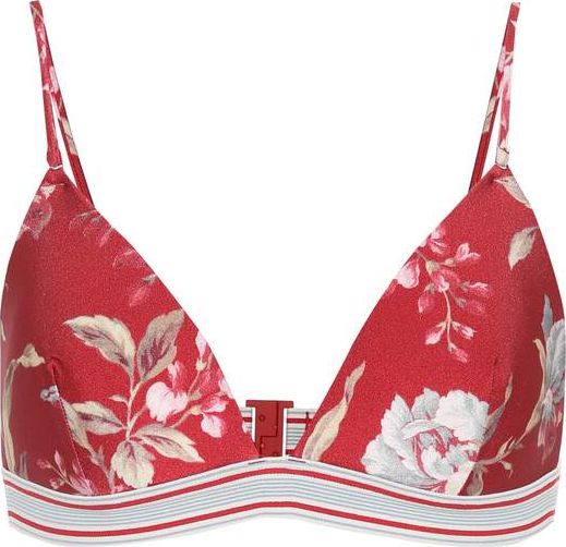 Zimmermann Corsair floral bikini top