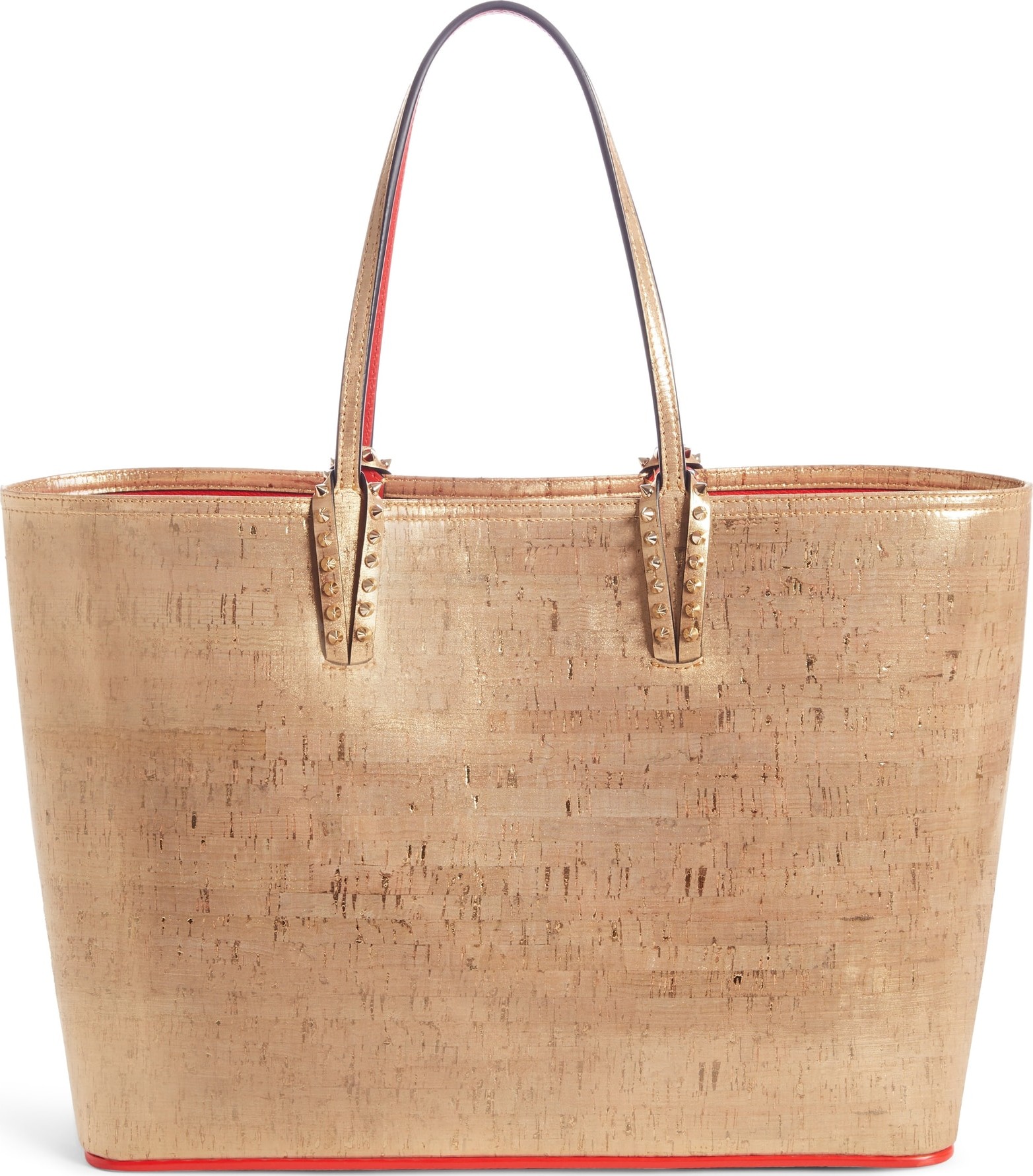 Christian Louboutin Cabata Metallic Cork Tote