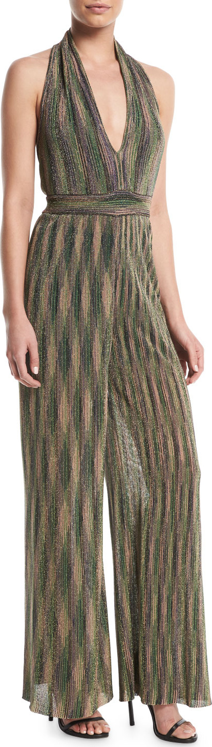 M Missoni Halter Lurex® Wide-Leg Jumpsuit