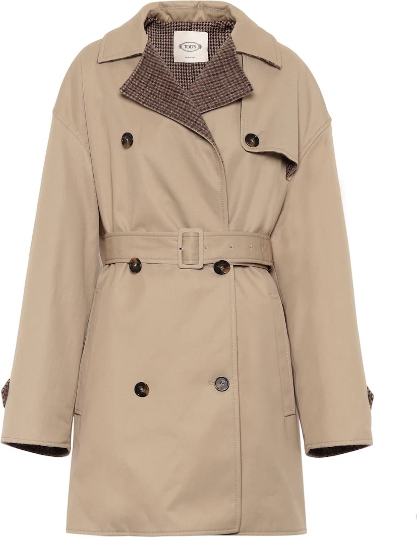 Tod's Cotton-blend trench coat