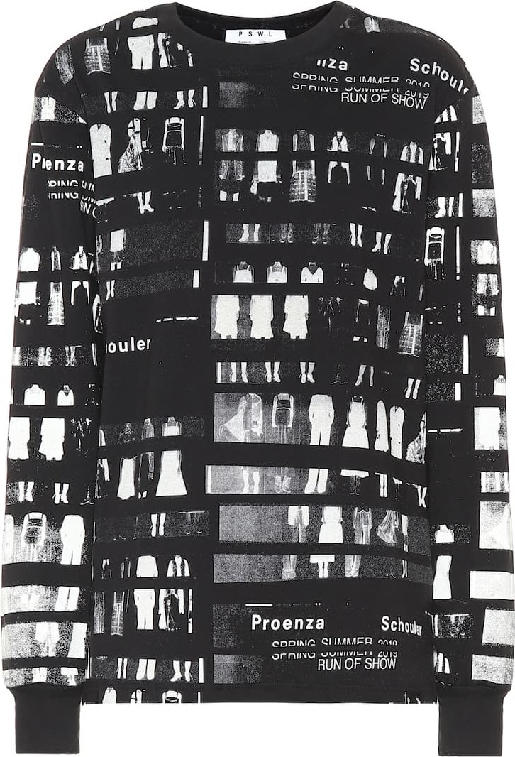 Proenza Schouler Printed cotton top