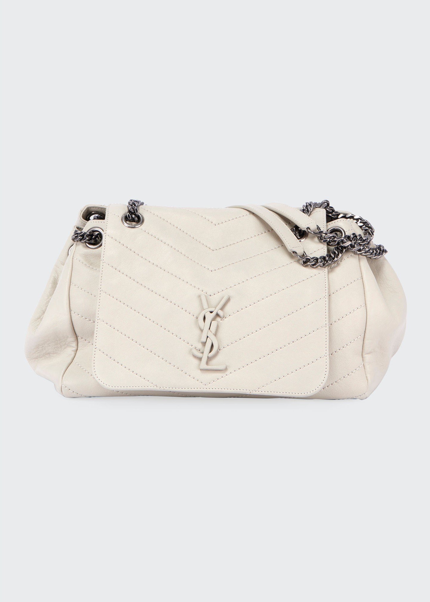 Saint Laurent Nolita Medium Vintage Calf Flap-Top Shoulder Bag