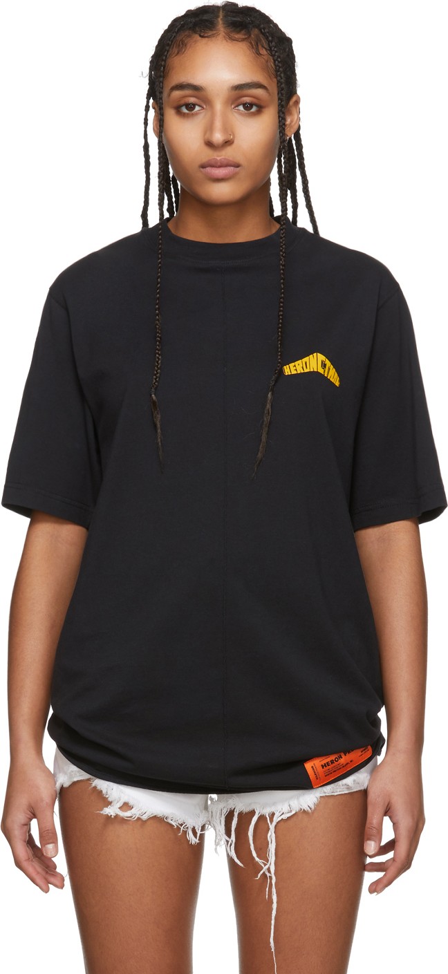 Heron Preston Black Over 'Style' T-Shirt
