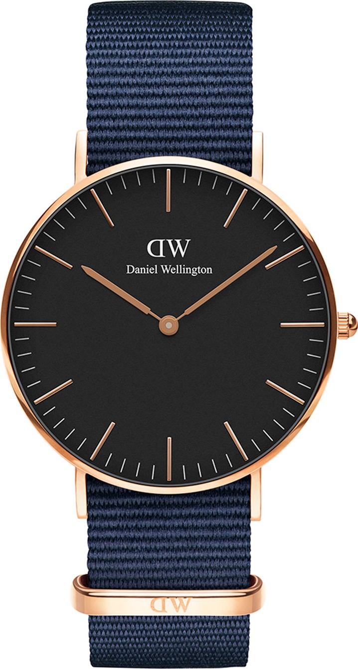 Daniel Wellington 36mm Classic Bayswater Watch w/ Nylon Strap