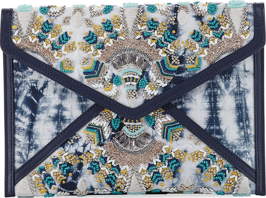 Rebecca Minkoff Leo Beaded Clutch Bag