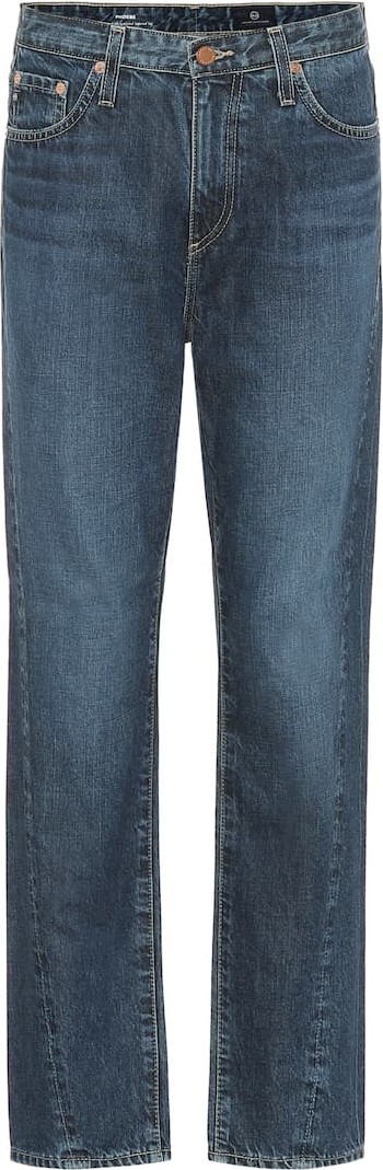 AG Jeans The Phoebe high-rise straight jeans