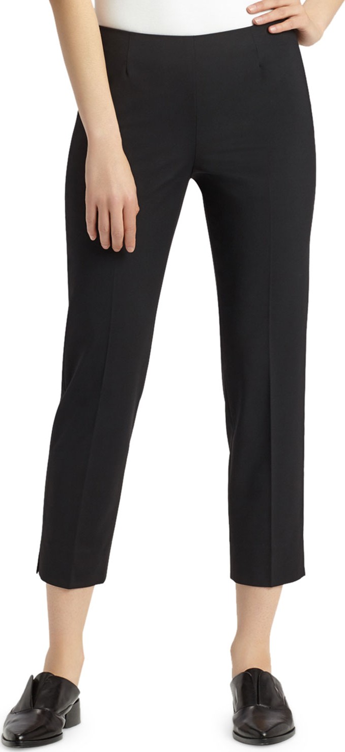 Lafayette 148 New York Cropped Fundamental Bi-Stretch Pants