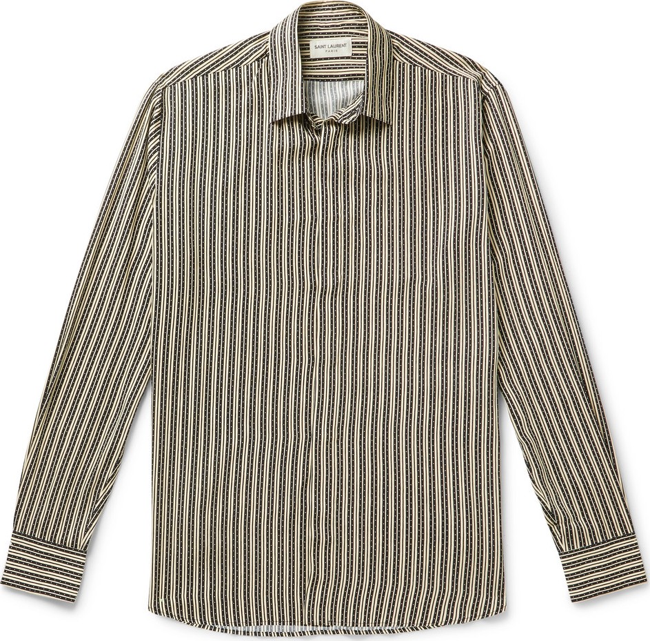 Saint Laurent Striped Voile Shirt